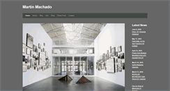 Desktop Screenshot of martinmachado.com